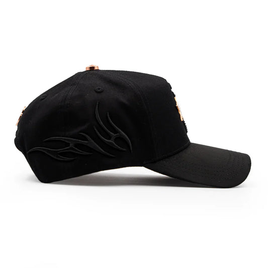 Rose Gold Star Embroidered Cap