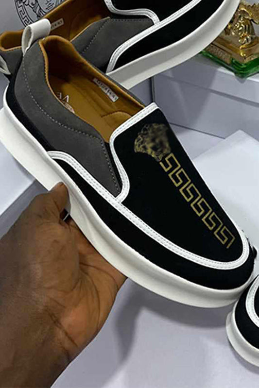 New Front Zipper Loafers