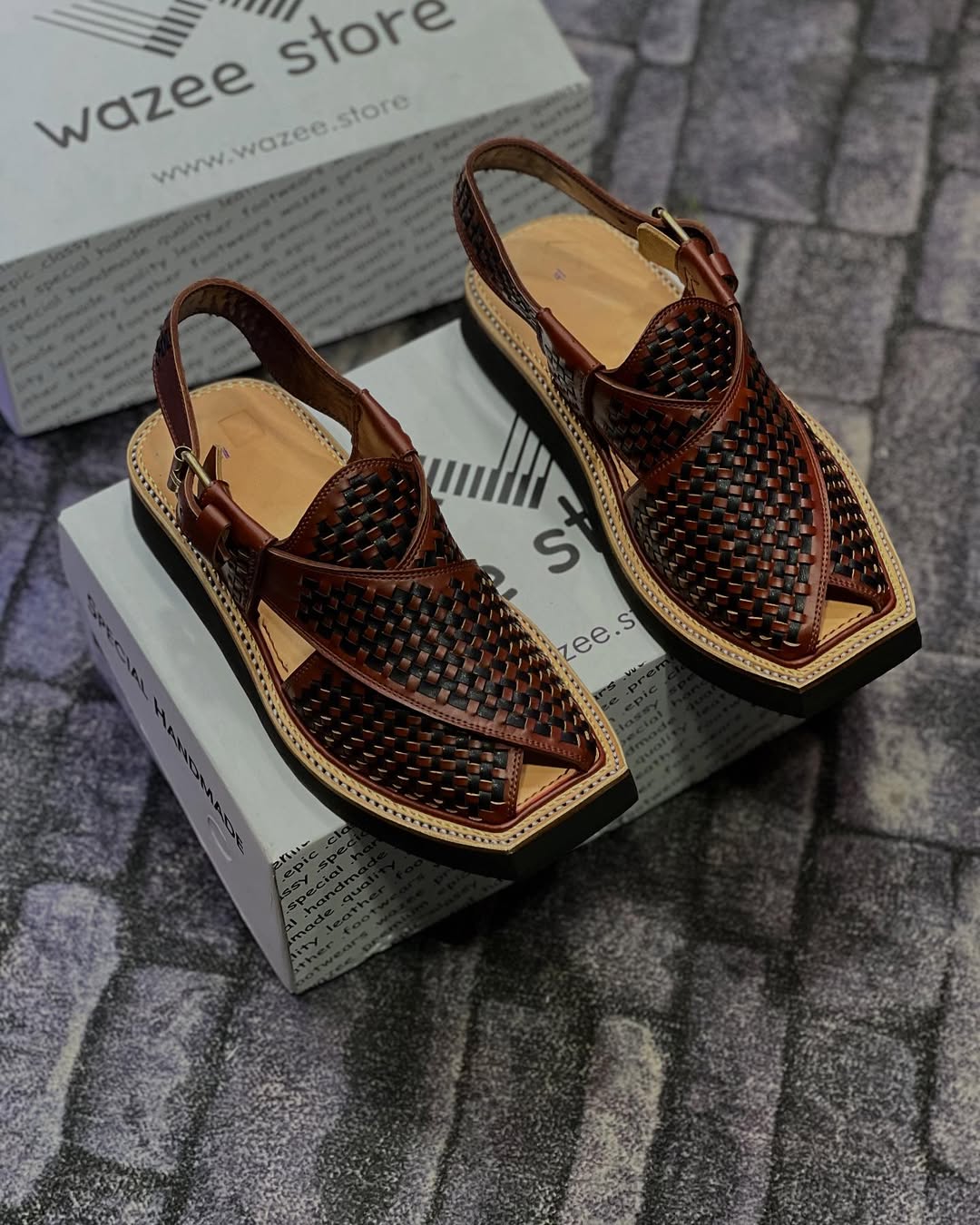 Men's Fashion Casual Square Toe Roman Sandals