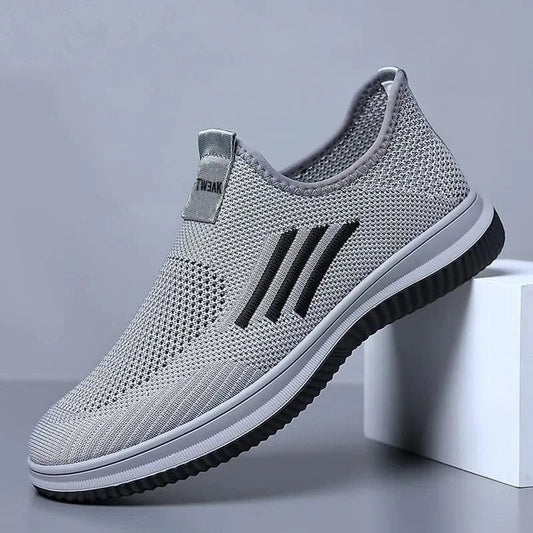 Solid Color Breathable Soft Sole Sports Shoes