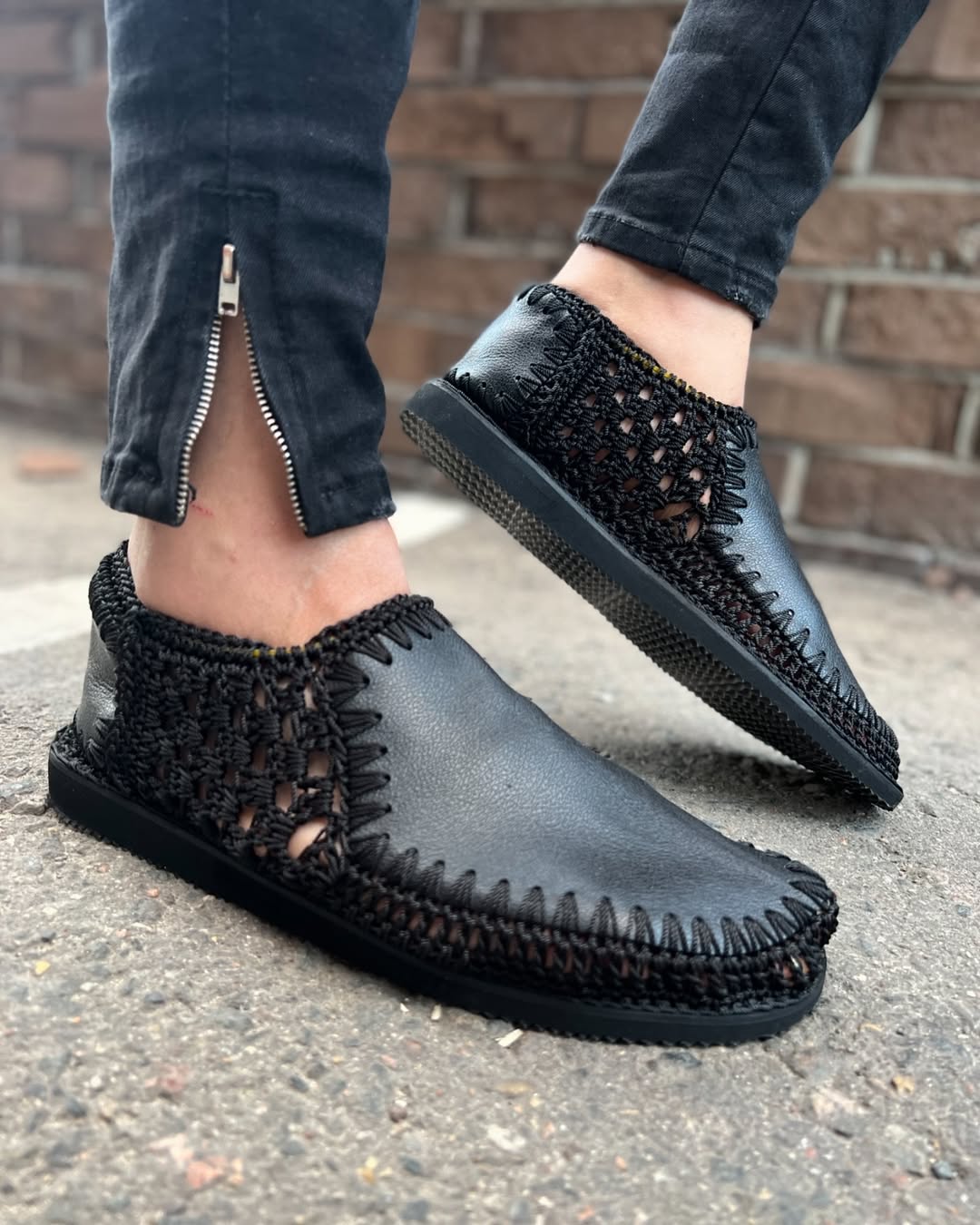 BreezeKnit Handmade Slip-On Loafers
