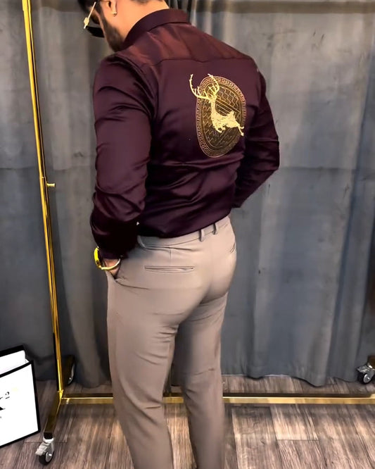 Gold Flying Deer Shirt