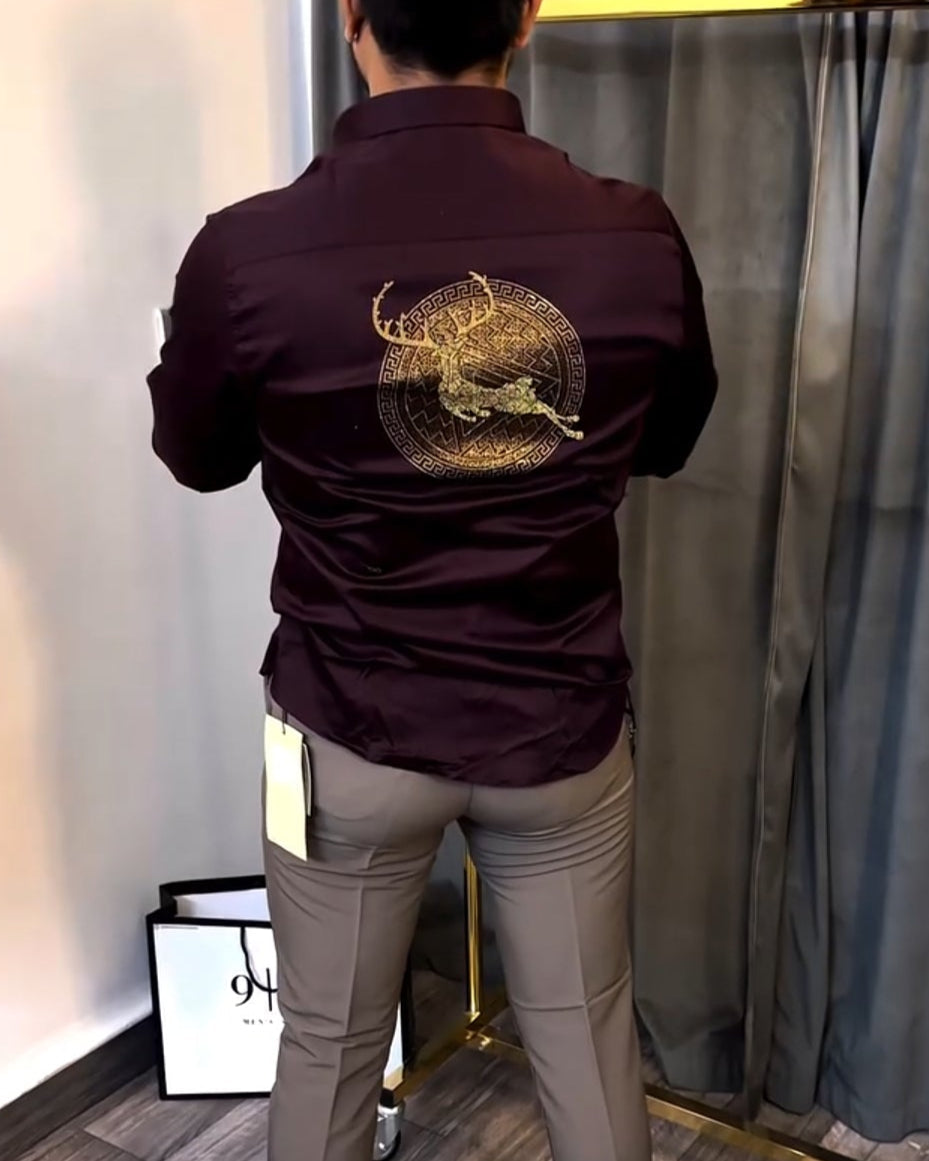 Gold Flying Deer Shirt