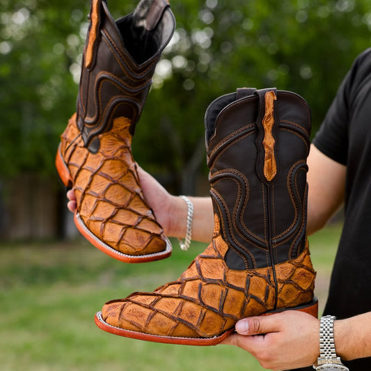 Artisan Rustic Matte Pirarucu Boots