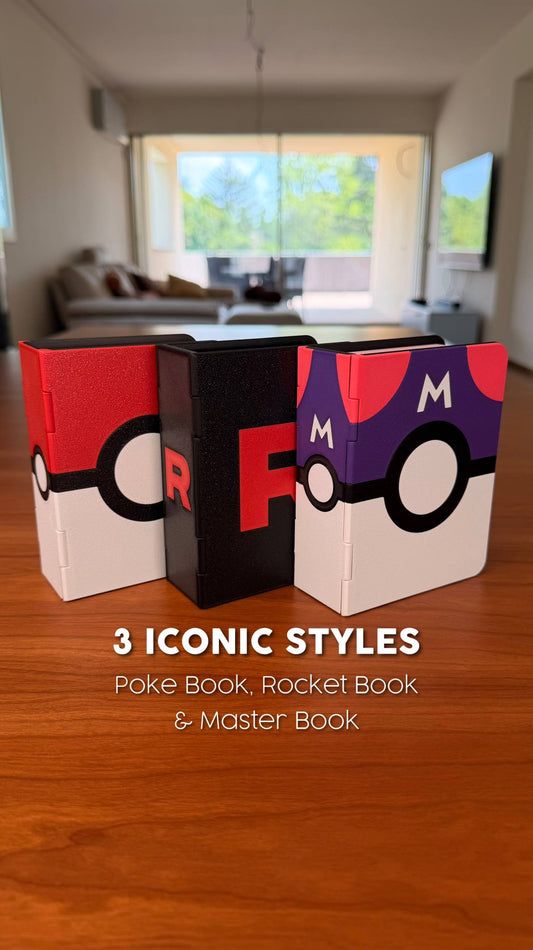 Retro Mechanical Monster Trading Card Binder | Heavy-Duty 3D Style Collector's Album