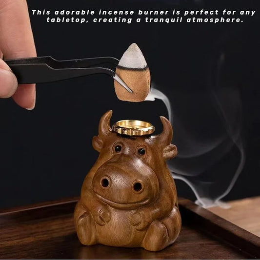 Calf Backflow Incense Burner