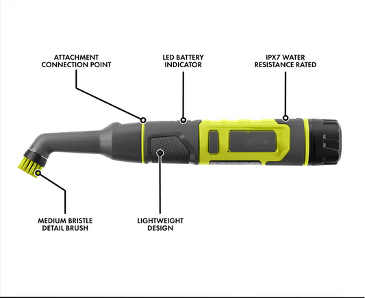 Cordless Power Detail Scrubber Kit