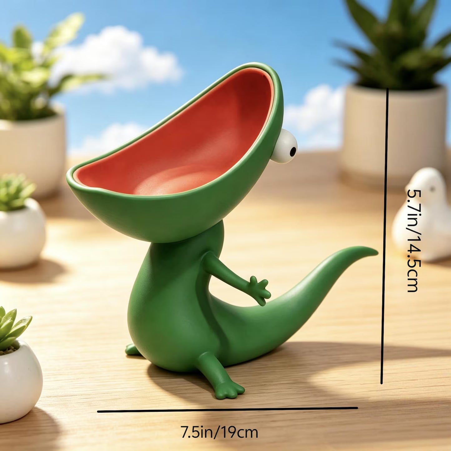 Funny Big Mouth Lizard Soap Dish