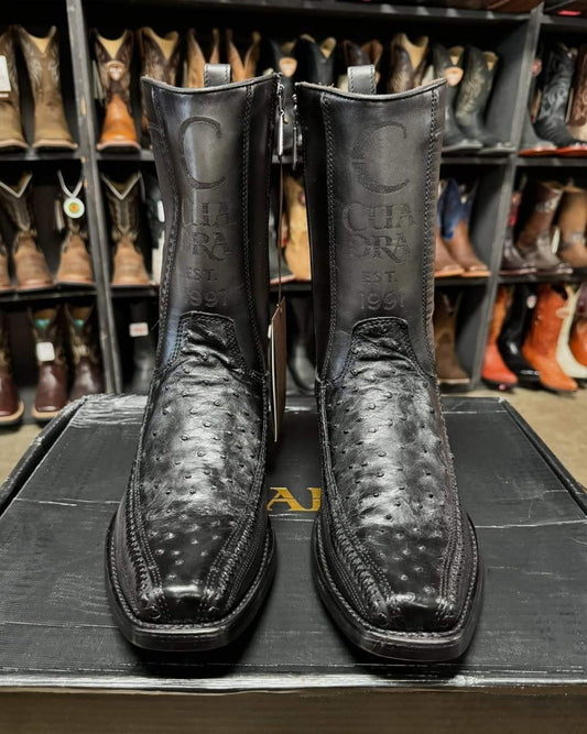 Men's Handmade Cowboy Boot In Leather