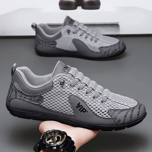Breathable Mesh Slip-On Skate Shoes with Soft Non-Slip Sole