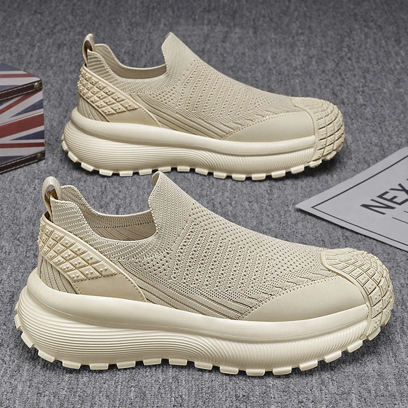 Knit Slip-On Casual Sneakers with Soft Grip Sole