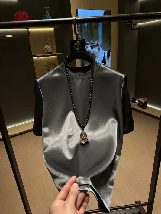 Minimalist High-end Silky Casual T-shirt