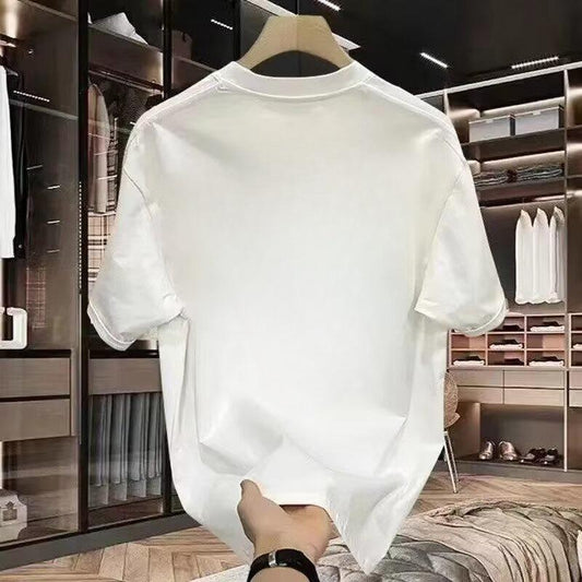 Men's Summer Pure Trendy Printed Loose Top T-Shirt