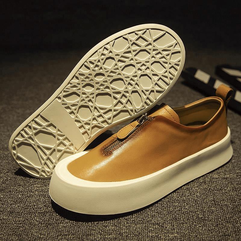 Retro Aged Casual Loafers