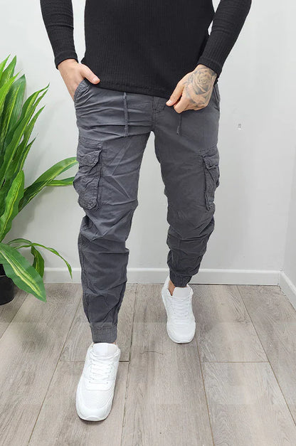 Multi-pocket Drawstring Outdoor Work Pants