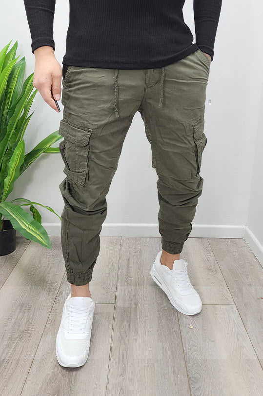 Multi-pocket Drawstring Outdoor Work Pants