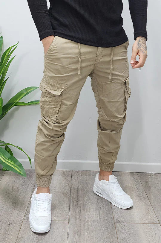 Multi-pocket Drawstring Outdoor Work Pants