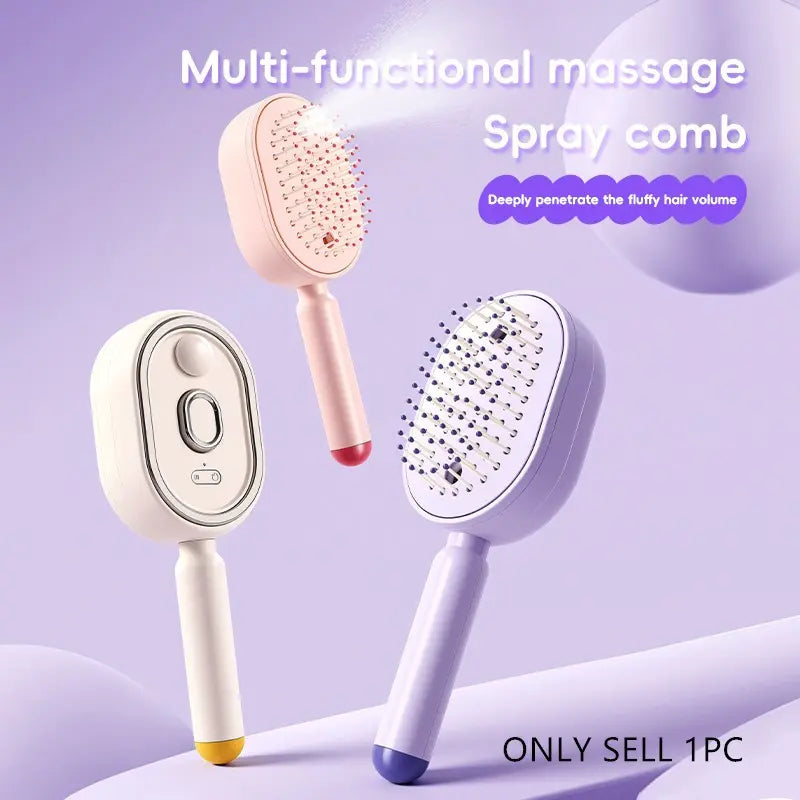 Electric Mist Massage Hair Brush