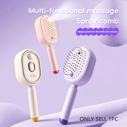 Electric Mist Massage Hair Brush