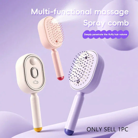 Electric Mist Massage Hair Brush