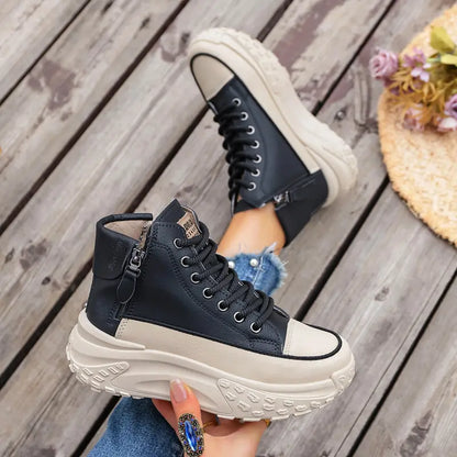 Chunky High-Top Street Sneakers