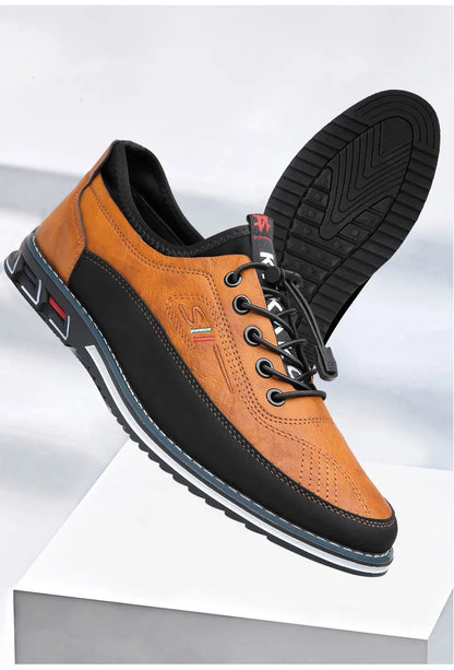 Men's Fashion Calfskin Leather Shoes