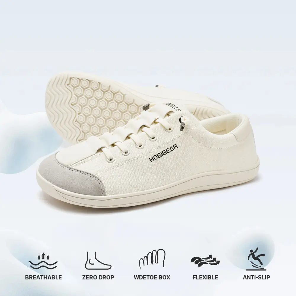 Barefoot Minimalist Wide Width Canvas Slip-on Shoes Womens Mens