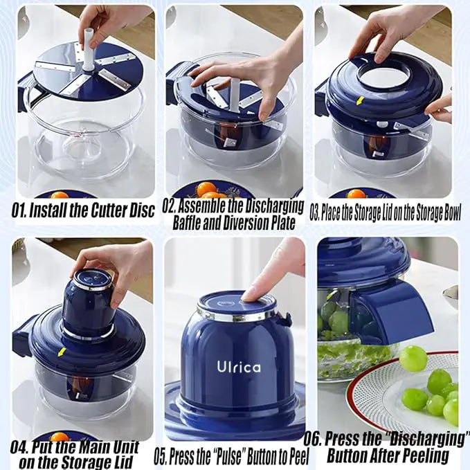 Rechargeable Automatic Mini Fruit & Garlic Peeler