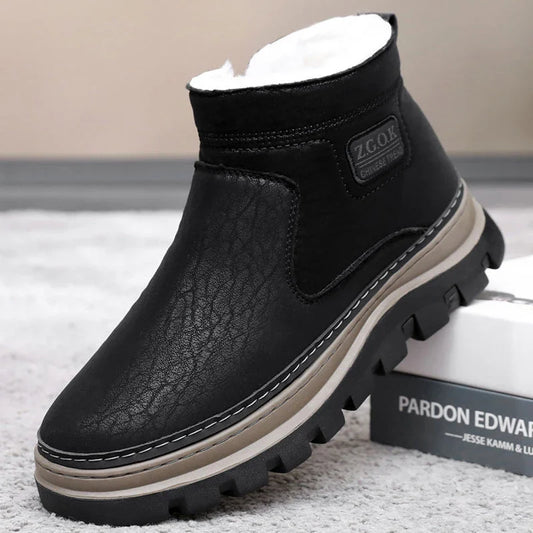 Men's New Warm Wool Integrated Snow Boots