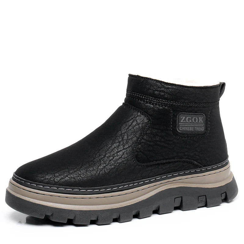 Men's New Warm Wool Integrated Snow Boots