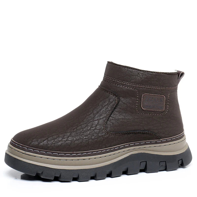 Men's New Warm Wool Integrated Snow Boots