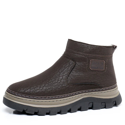 Men's New Warm Wool Integrated Snow Boots