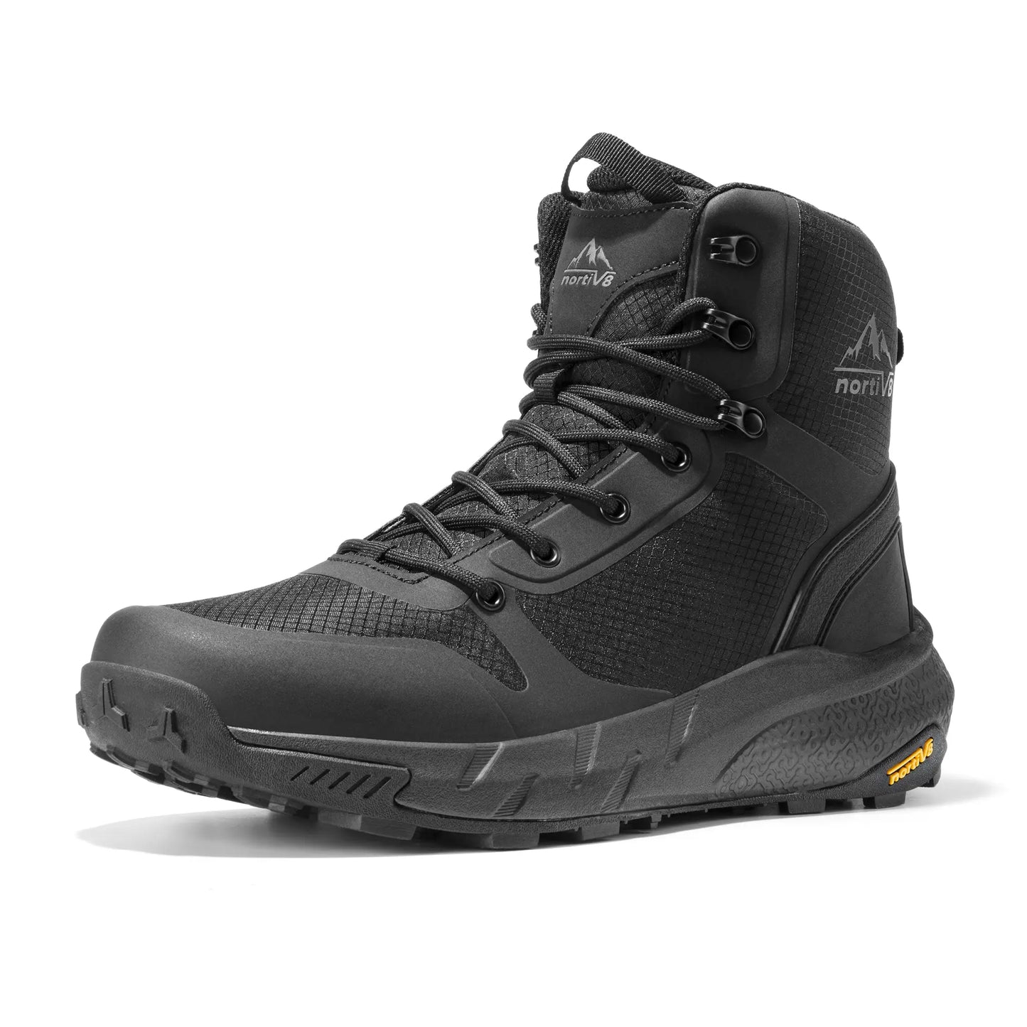 Men's Tactical Boots Lightweight Comfortable All-Day Work Boots with Side Zipper