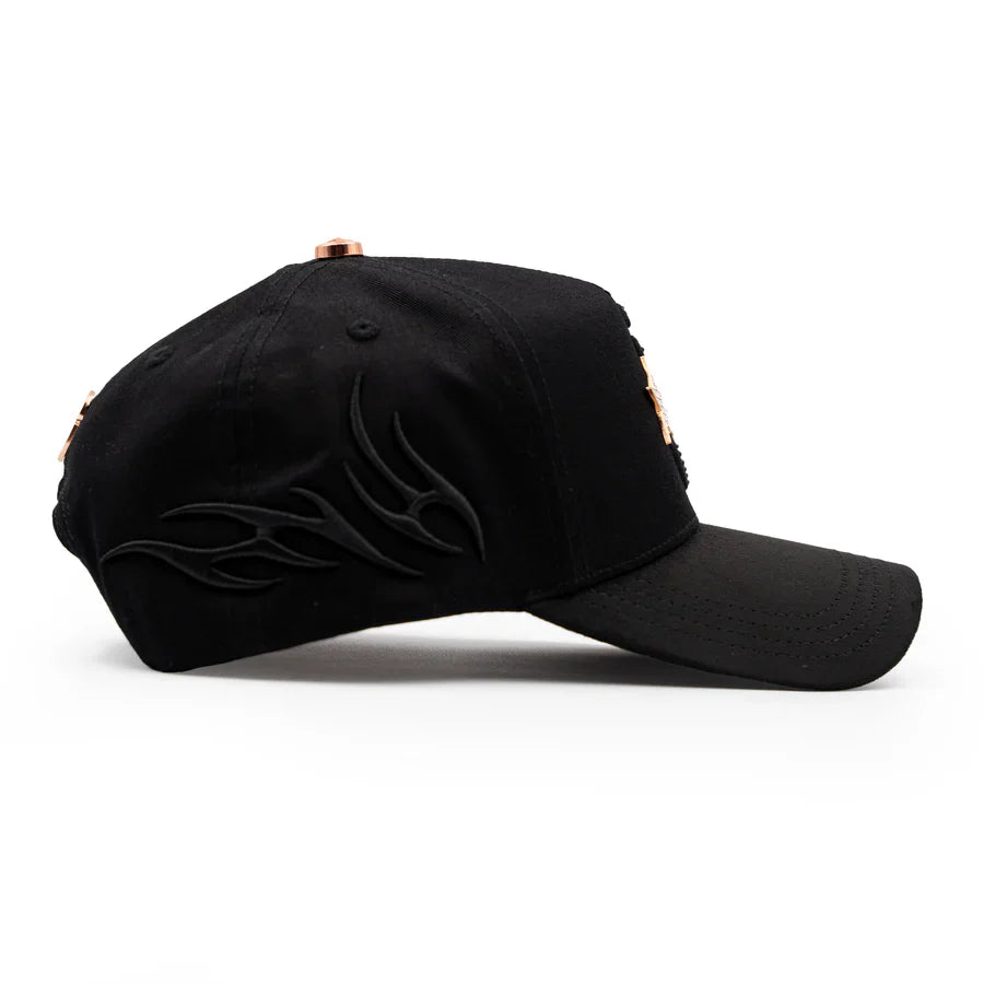 Rose Gold Star Embroidered Cap