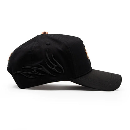 Rose Gold Star Embroidered Cap