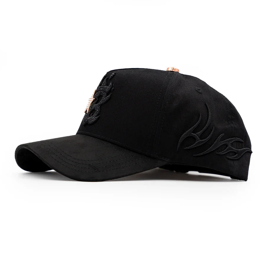 Rose Gold Star Embroidered Cap