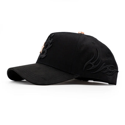 Rose Gold Star Embroidered Cap