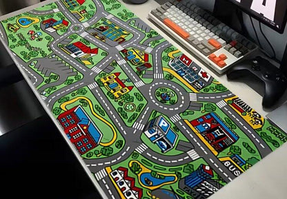 Nostalgia Busy Town XXL Desk Mat