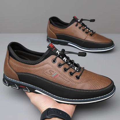 Men's Fashion Calfskin Leather Shoes