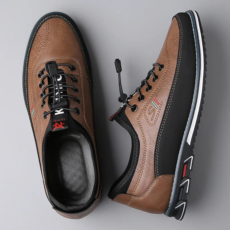 Men's Fashion Calfskin Leather Shoes