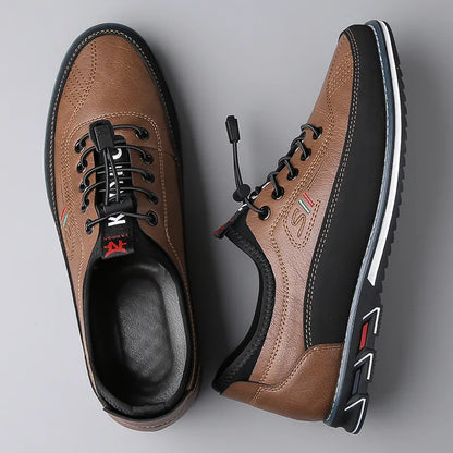 Men's Fashion Calfskin Leather Shoes