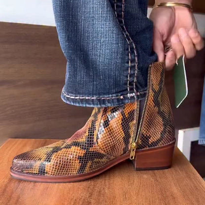 Men's Python Chelsea Boots