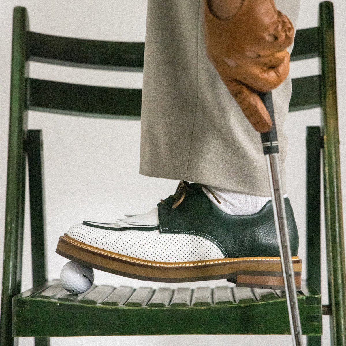 Stylish colorblock genuine leather lace-up dress shoes