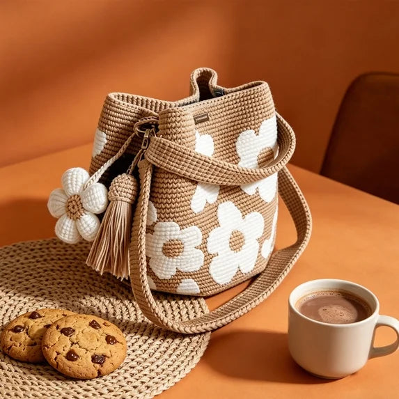 Handwoven Crochet Tote Bag