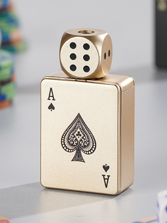 Rotary Dice Windproof Inflatable Lighter