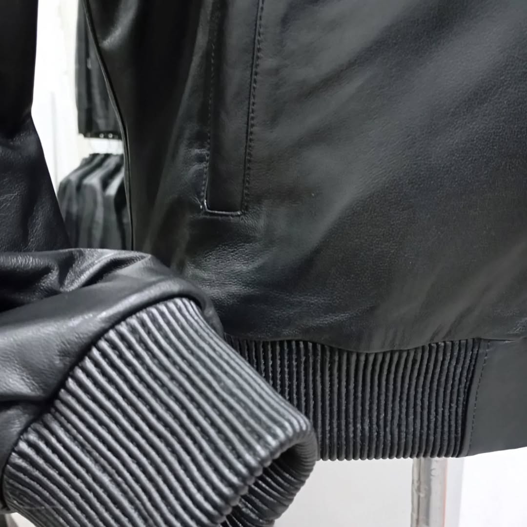 Men's Black Leather Jacket – Stylish & Durable Outerwear