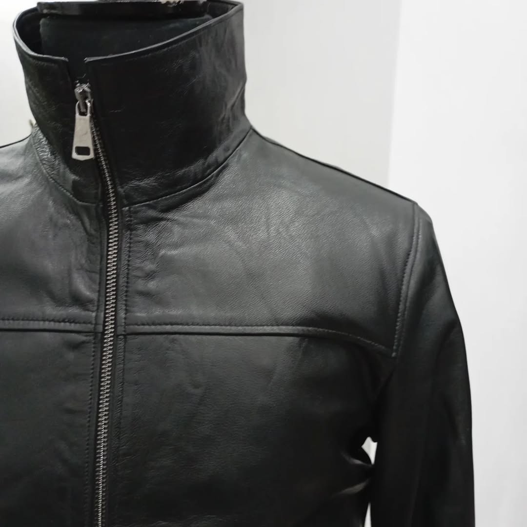 Men's Black Leather Jacket – Stylish & Durable Outerwear
