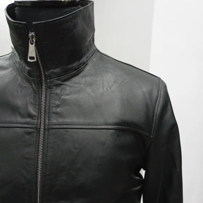 Men's Black Leather Jacket – Stylish & Durable Outerwear