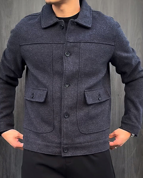Men's Slim Jacket With Pockets