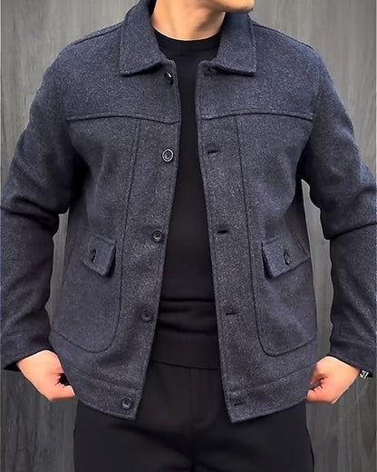 Men's Slim Jacket With Pockets
